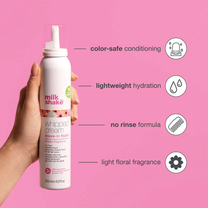 Milk Shake Whipped Cream Flower Foam 200ml