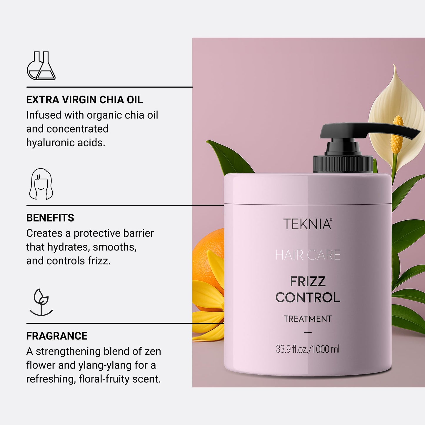 Lakme Teknia Frizz Control Treatment Mask 1000ml
