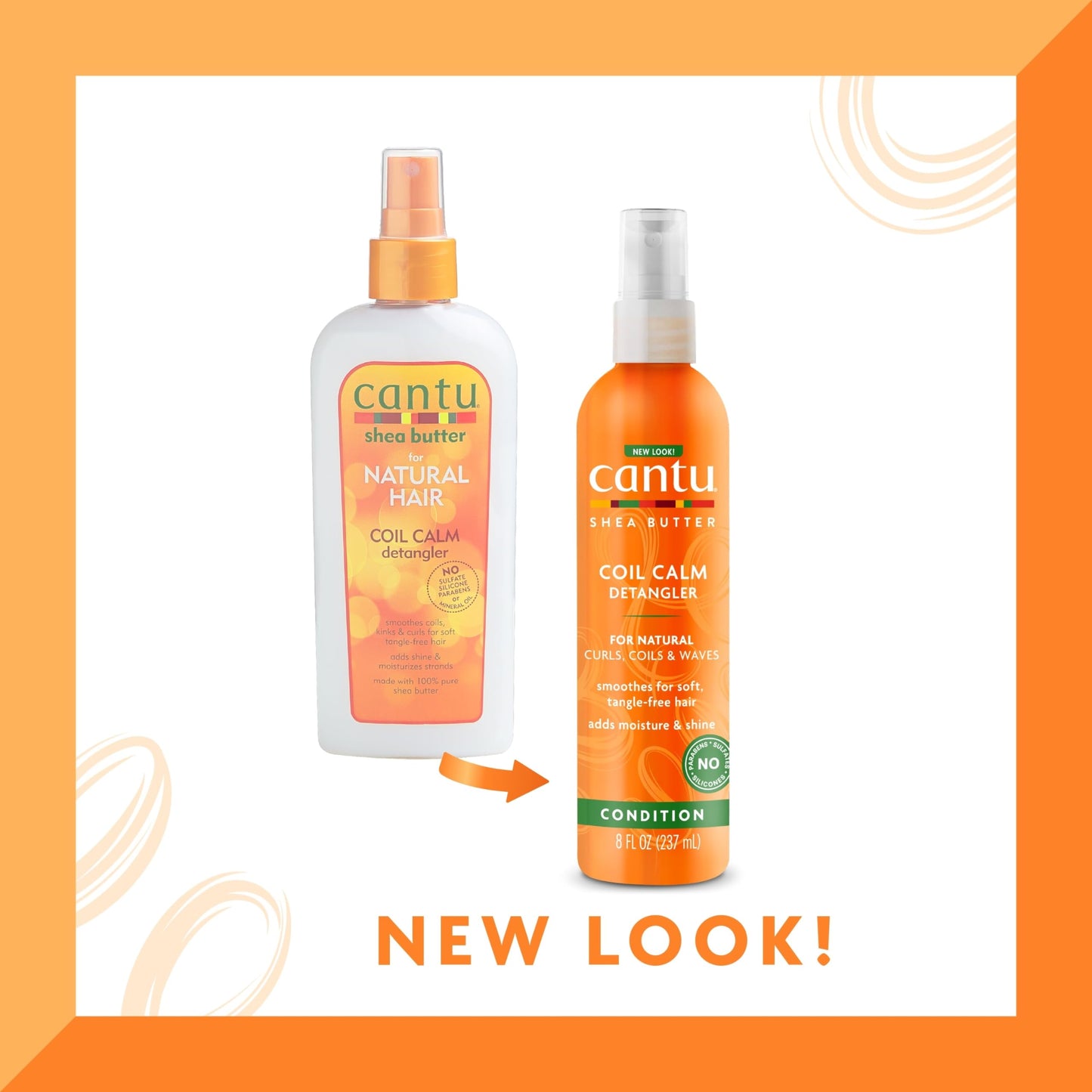 Cantu Shea Butter Coil Calm Detangler Spray 237ml
