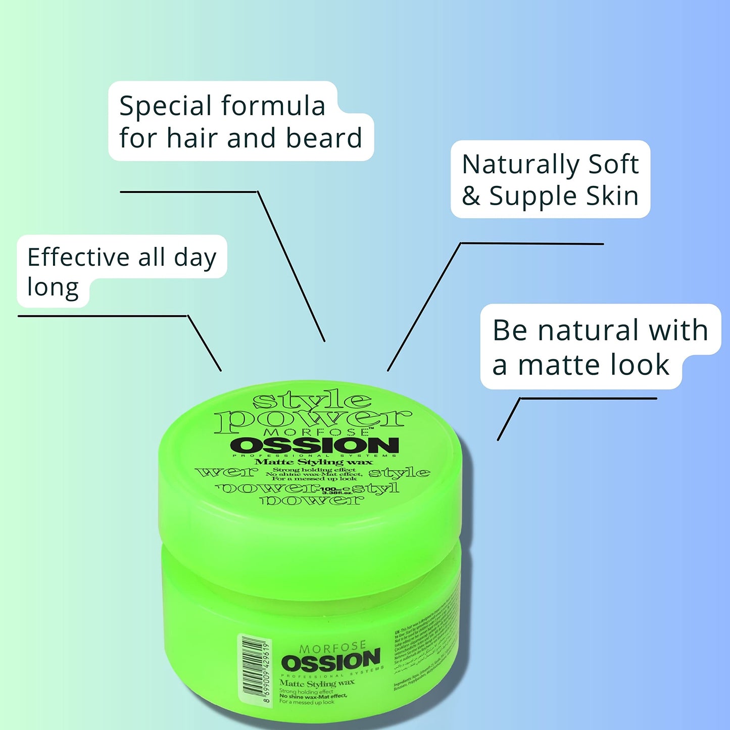 Morfose Ossion Matte Wax 100ml