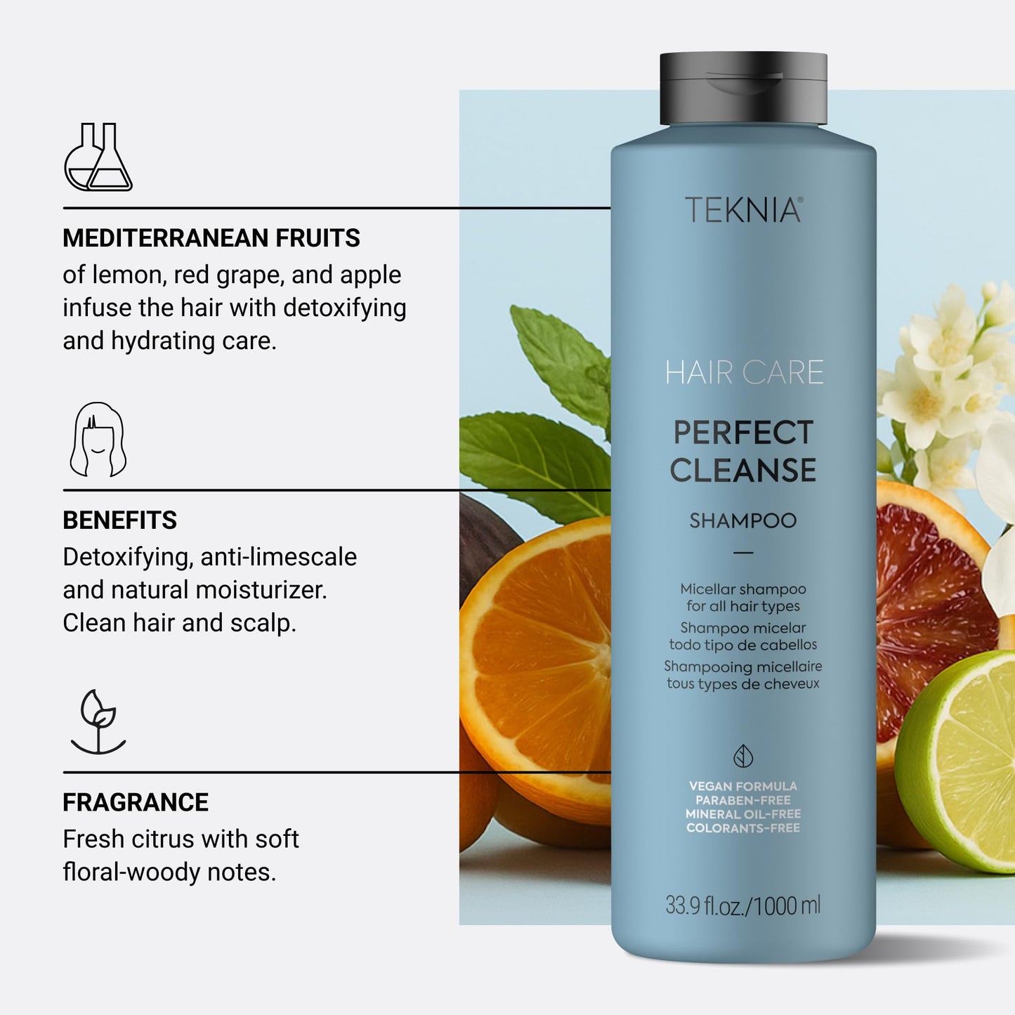Lakme Teknia Perfect Cleanse Shampoo 1000ml