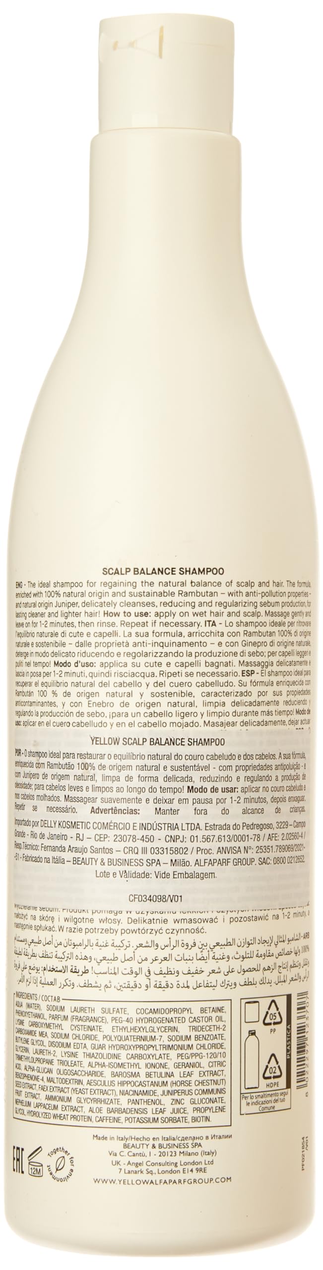 Alfaparf YELLOW Scalp Balance Szampon 500ml