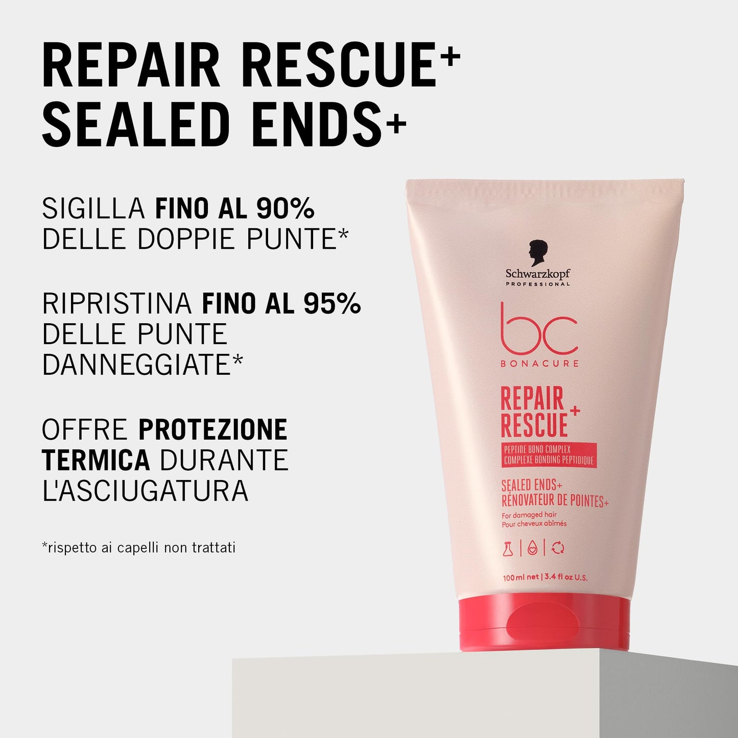 Schwarzkopf Repair Rescue Sealed Ends+ 100ml