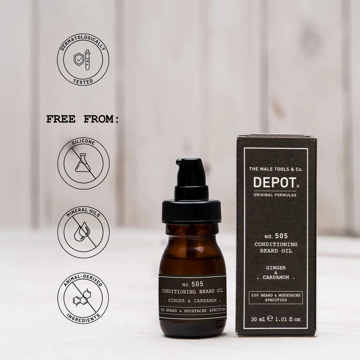 Depot NO. 505 Ginger & Cardamom Beard Oil 30 ml