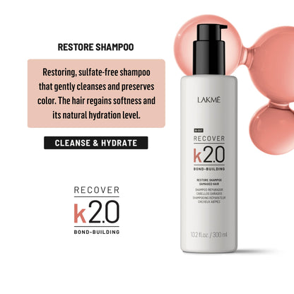 Lakme K2.0 Recover Restore Shampoo 300ml