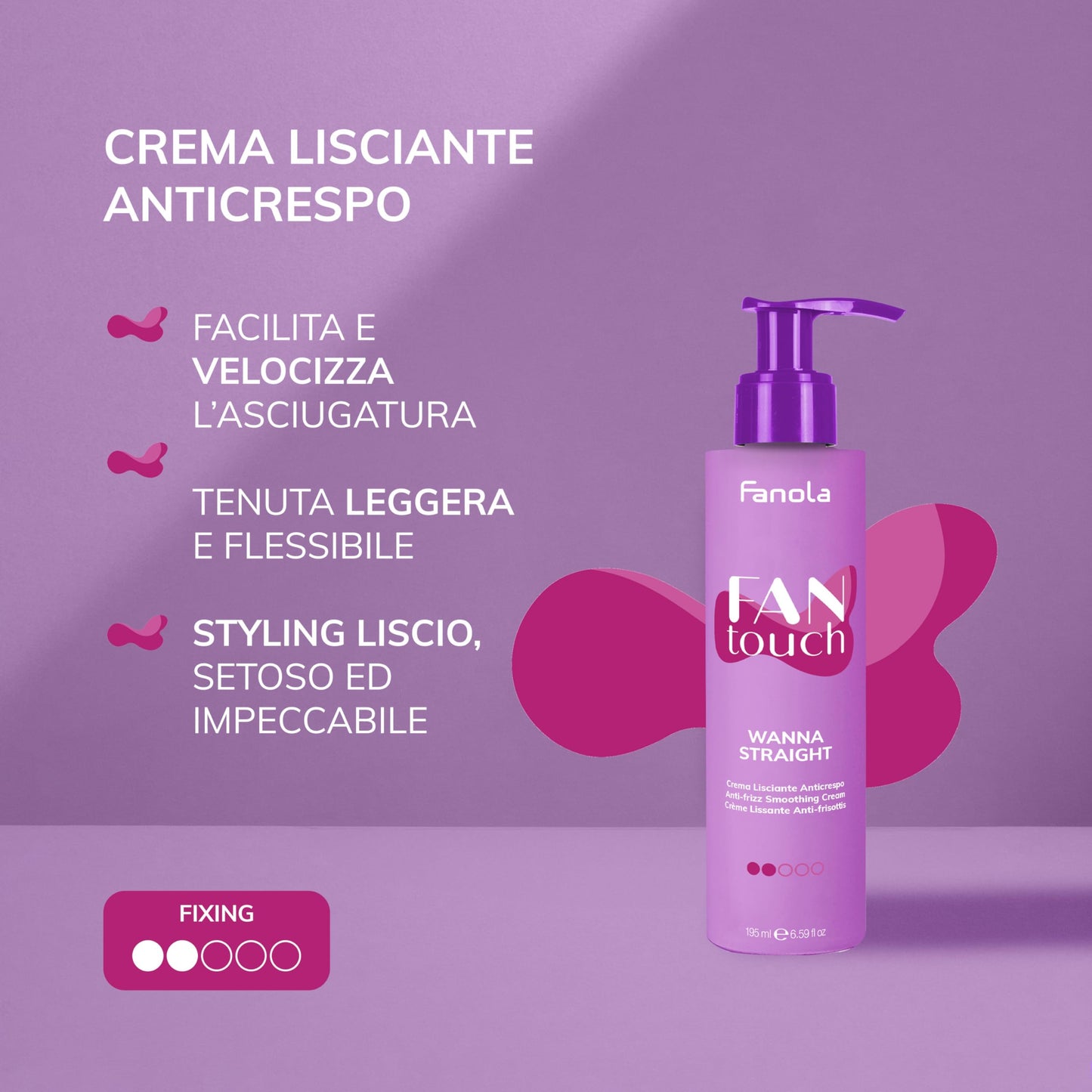 Fanola FanTouch Anti-Frizz Smoothing Cream 195ml