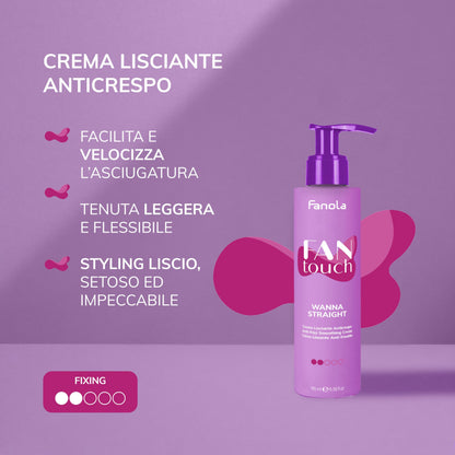 Fanola FanTouch Anti-Frizz Smoothing Cream 195ml