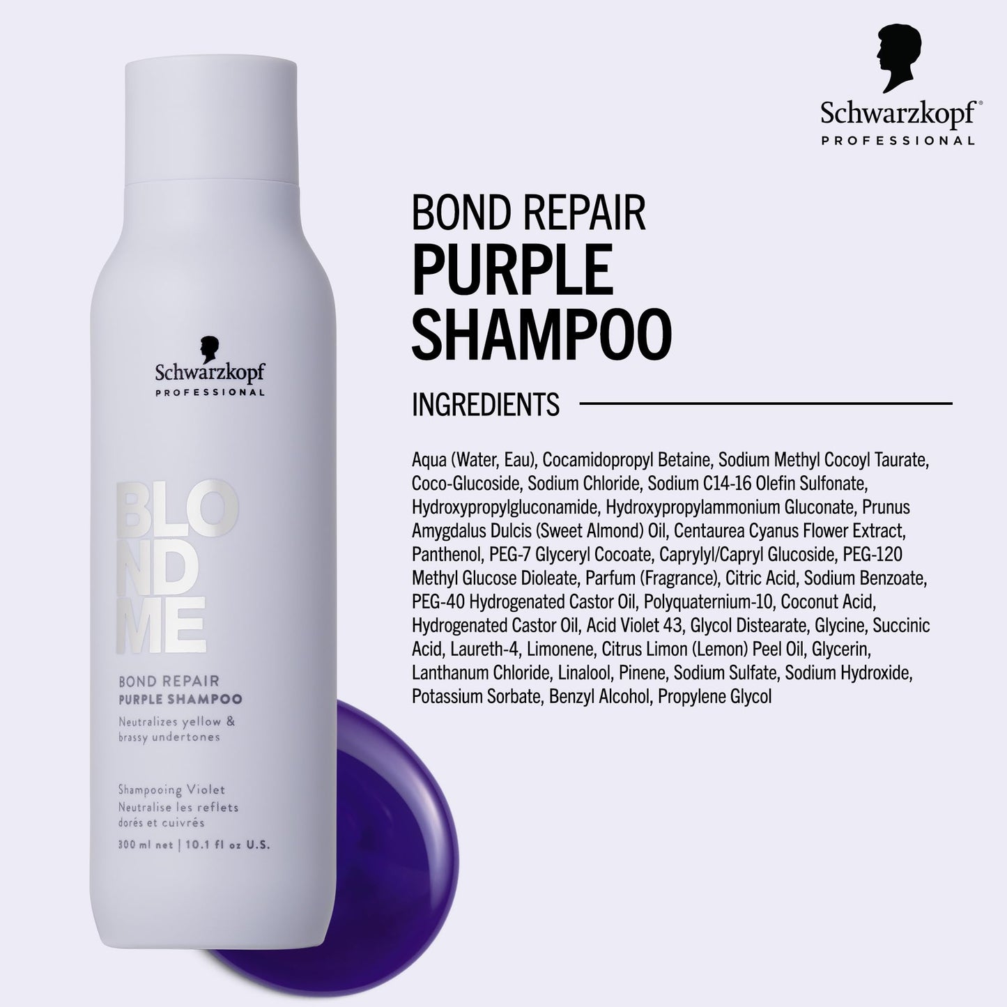 Schwarzkopf Blondme Purple Shampoo 1000ml