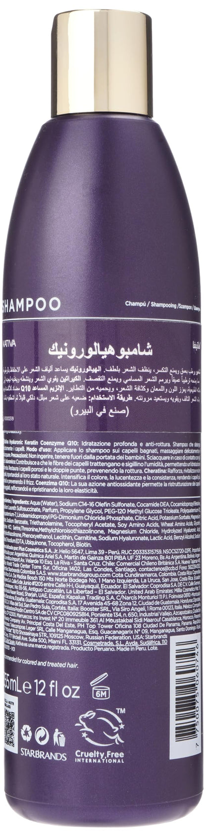KATIVA Hyaluronic Keratin CoQ10 Szampon 355ml