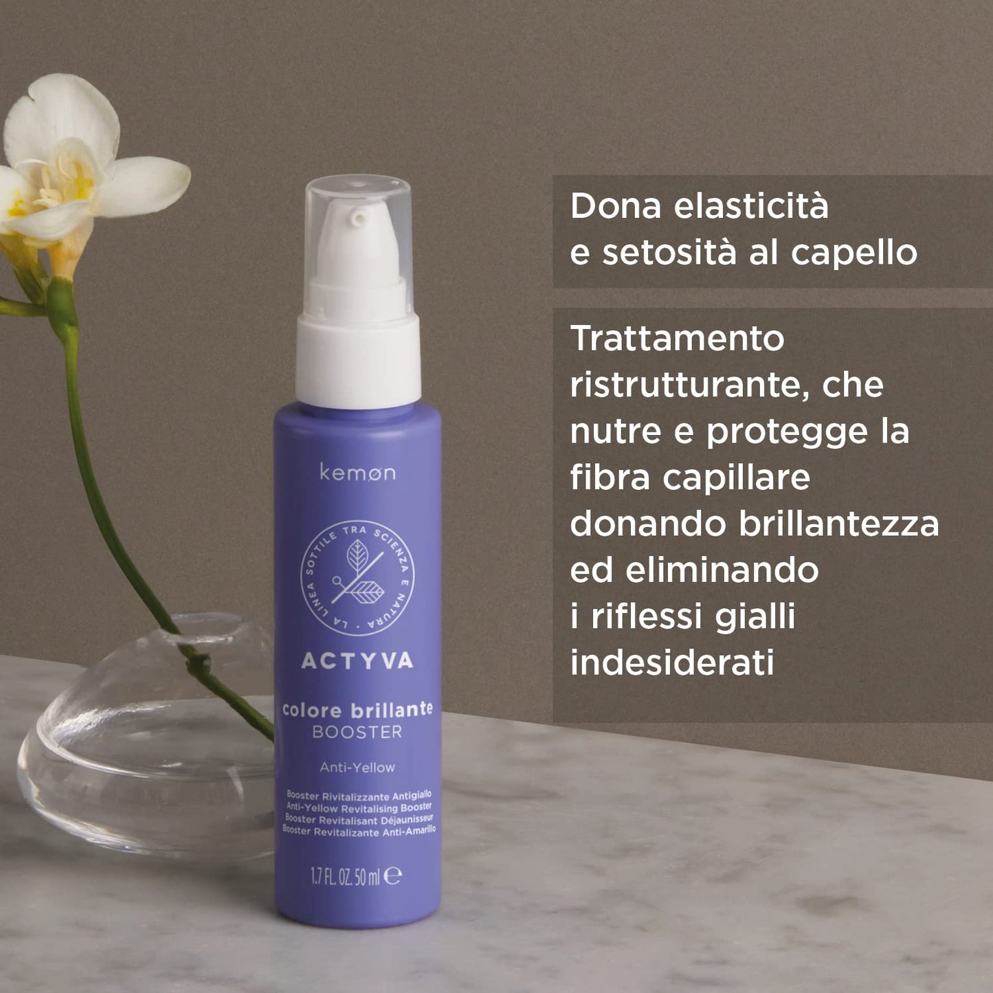 Kemon Actyva Colore Brill Anti-Yellow Booster 50ml