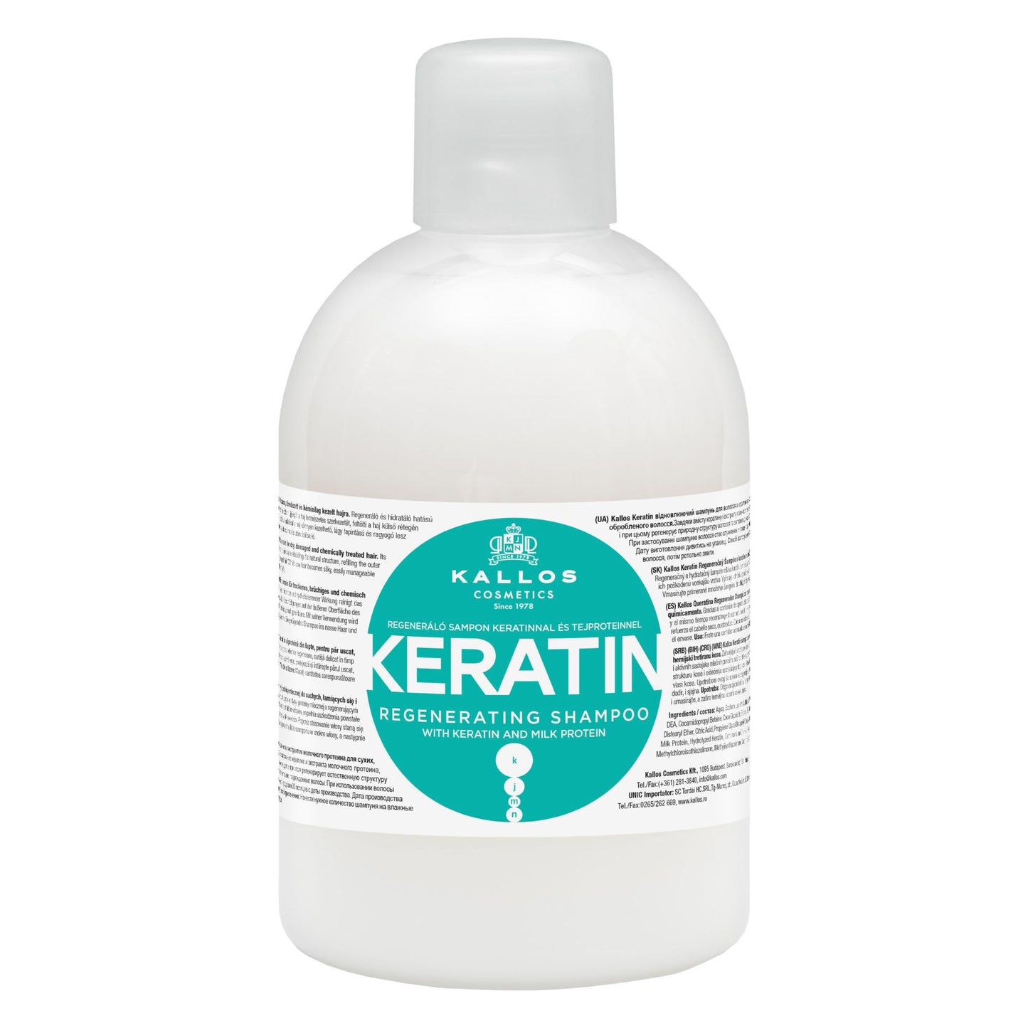 Kallos Keratin Shampoo 1000ml