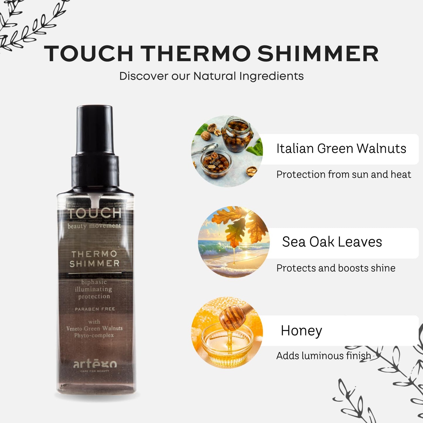 ARTEGO Touch Shimmer spray termoochronny 150ml