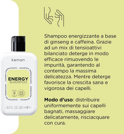 Kemon Energy Shampoo 1000ml
