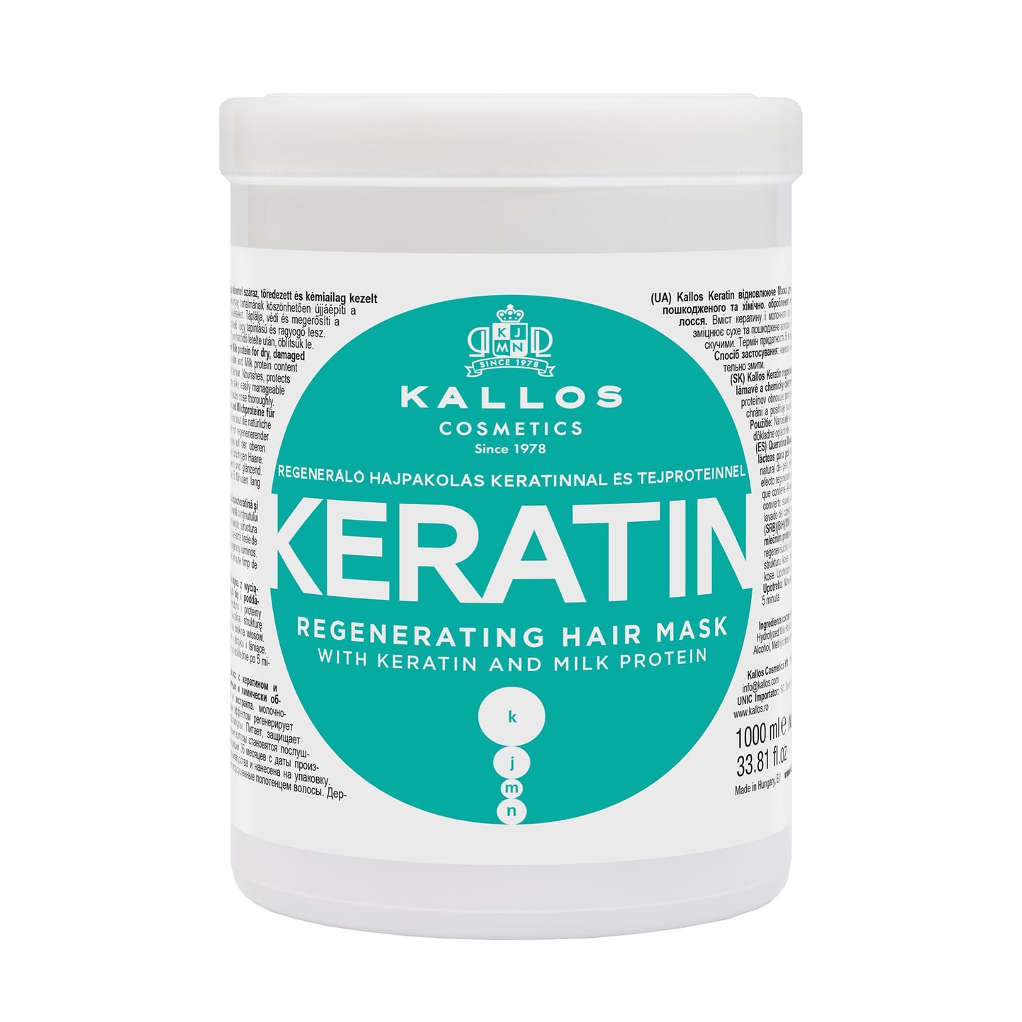 Kallos Keratin Mask 1000ml