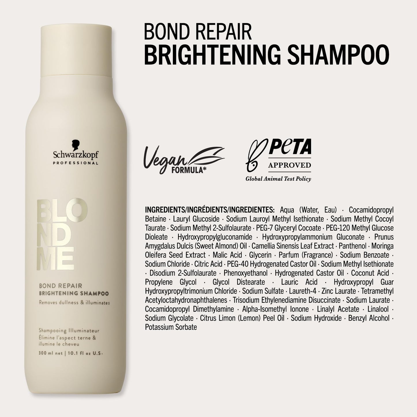Schwarzkopf Blondme Brightening Shampoo 300ml