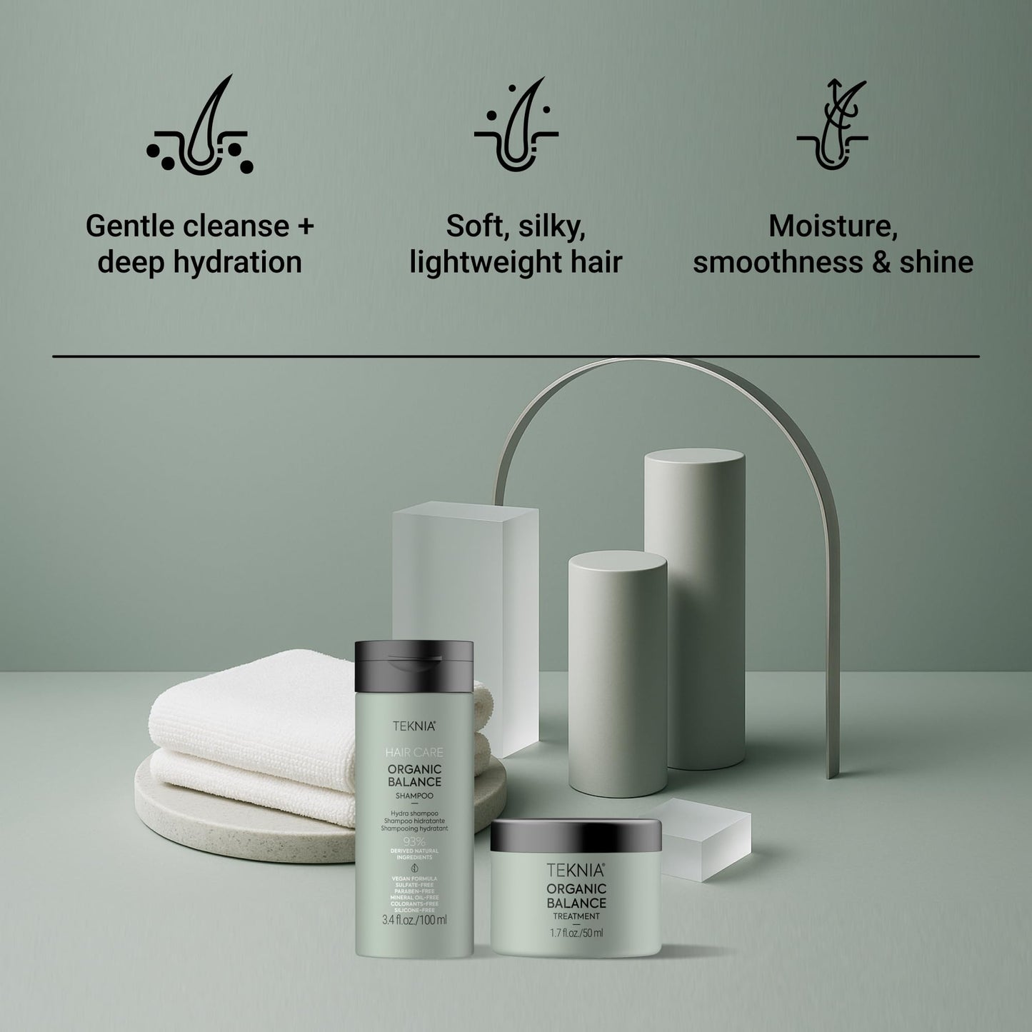 Lakme Teknia Organic Balance Travel Pack 50+100ml