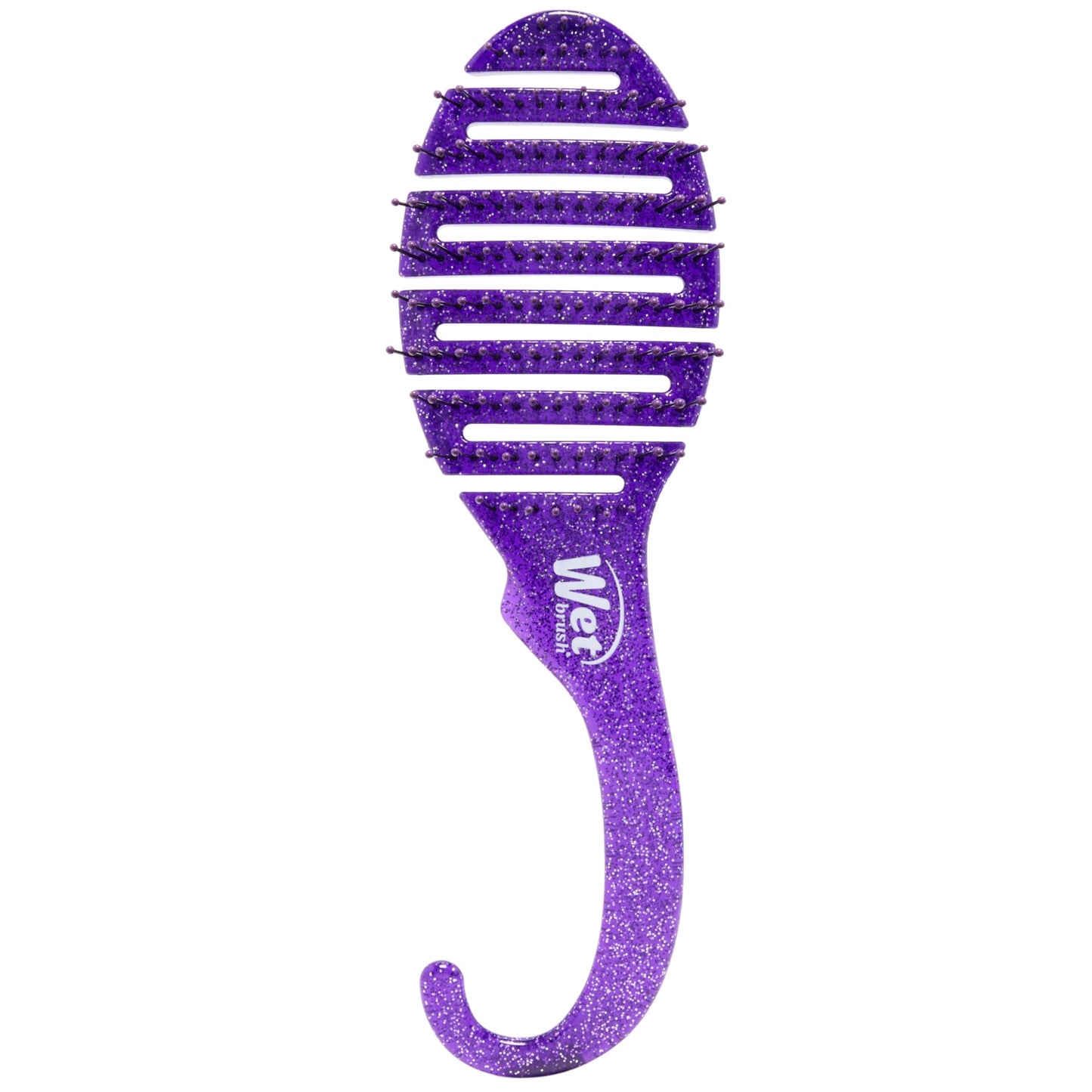 Wet Brush Shower Detangler Glitter Purple