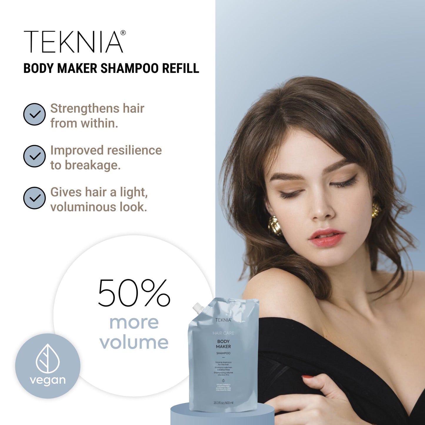 Lakme Teknia Body Maker Refill Shampoo 600ml