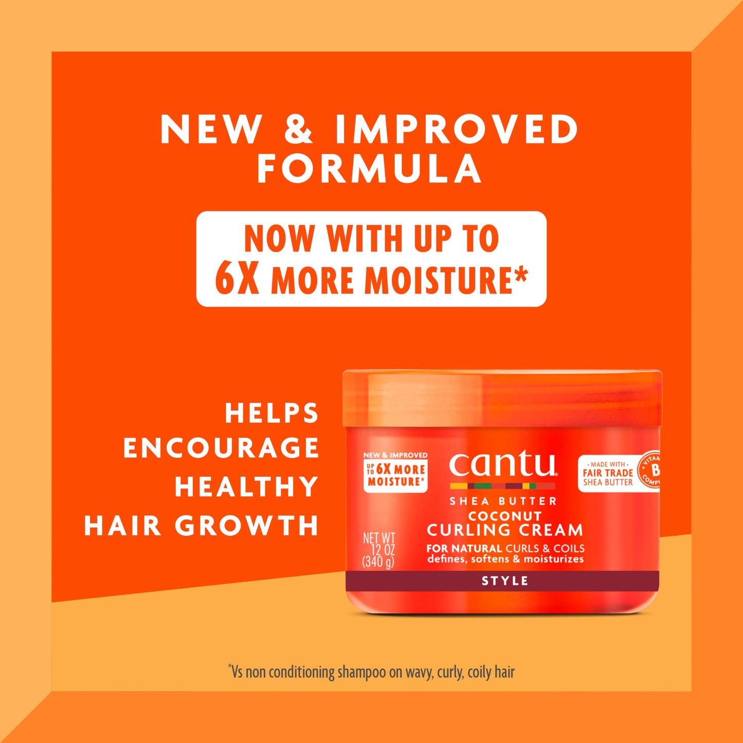 Cantu Shea Butter Coconut Curling Cream 340g
