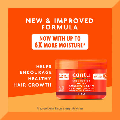 Cantu Shea Butter Coconut Curling Cream 340g