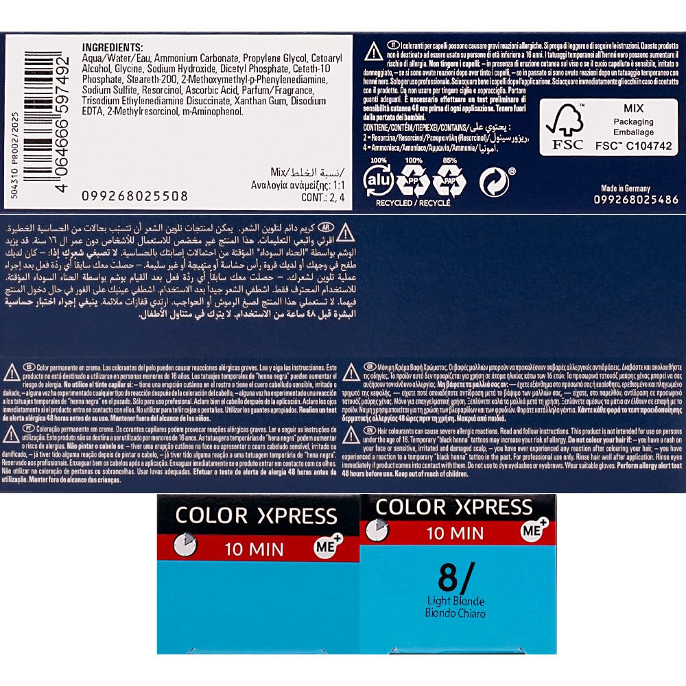 Wella Farba Color Xpress 60ml 8/