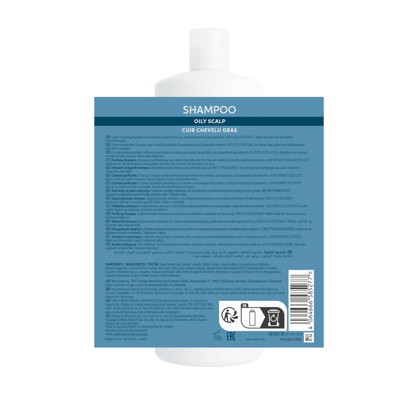 Wella INVIGO BAL. Szampon Oczyszczający 1000ml NEW