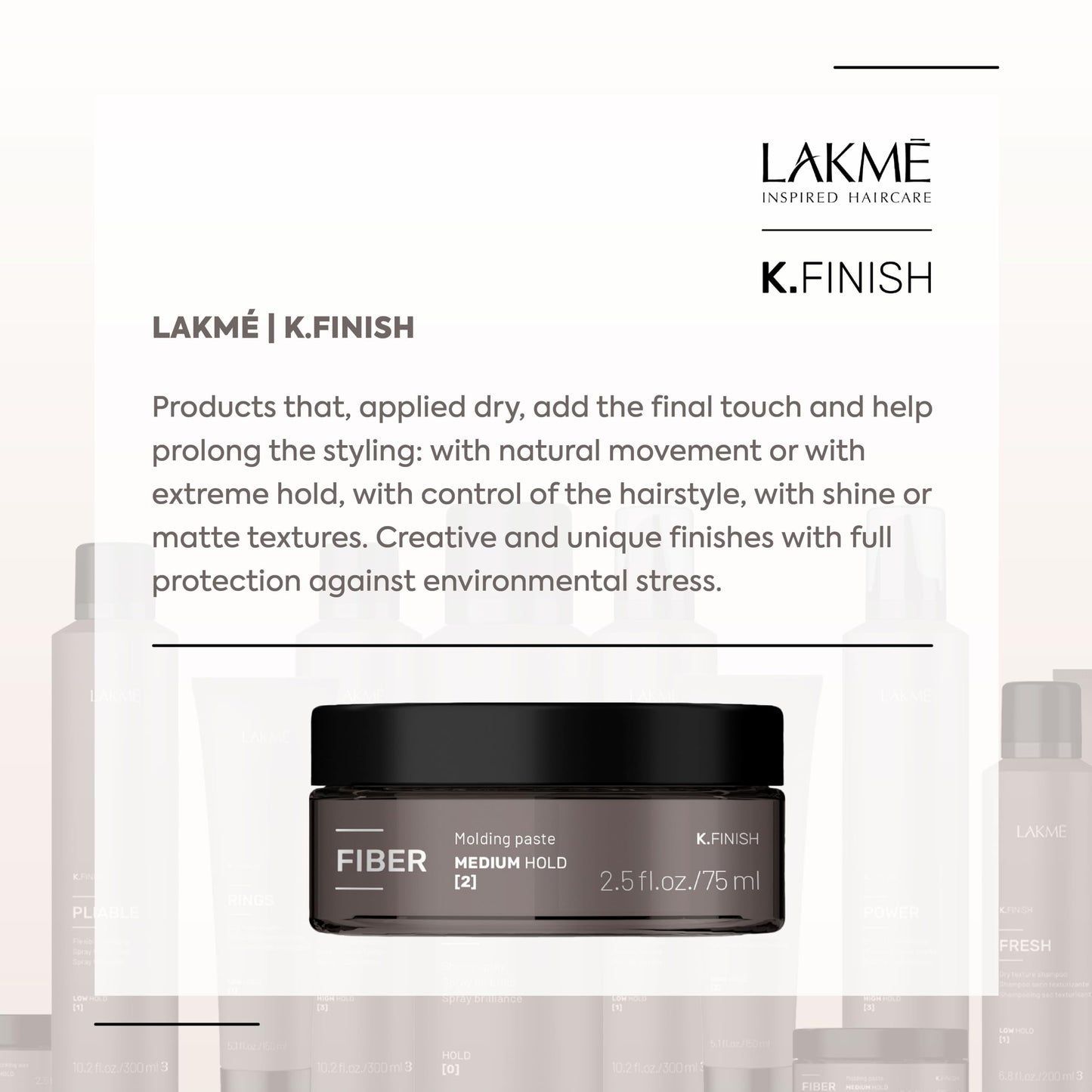 Lakme K.Finish Fiber Molding Paste 75ml