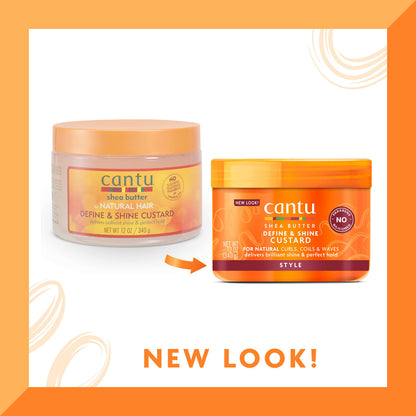 Cantu Shea Butter Define&Shine Custard Cream 340g