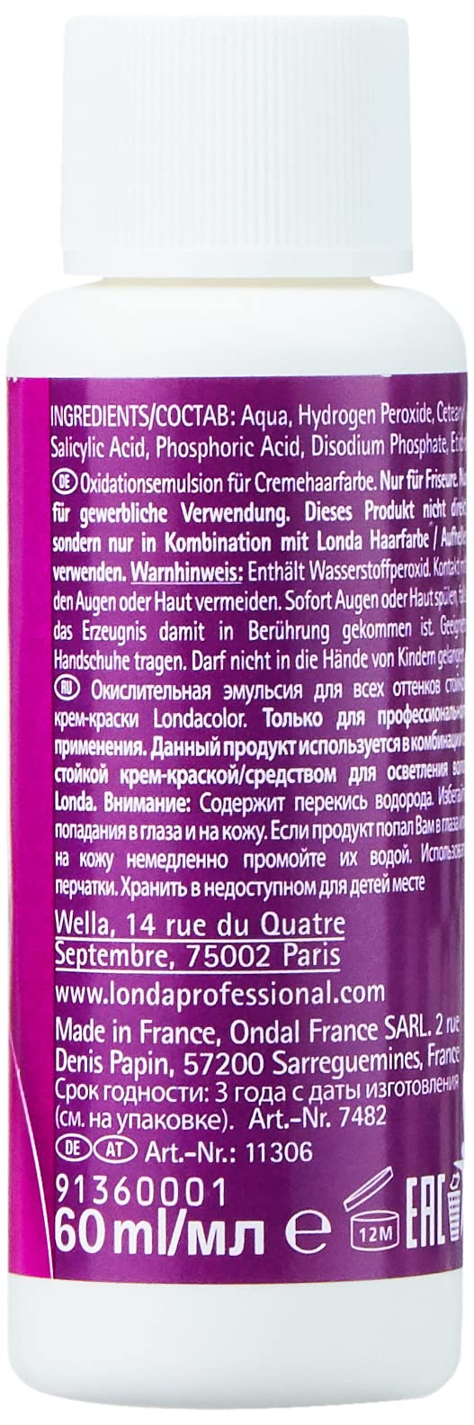 Londa Emulsja 6% 60ml