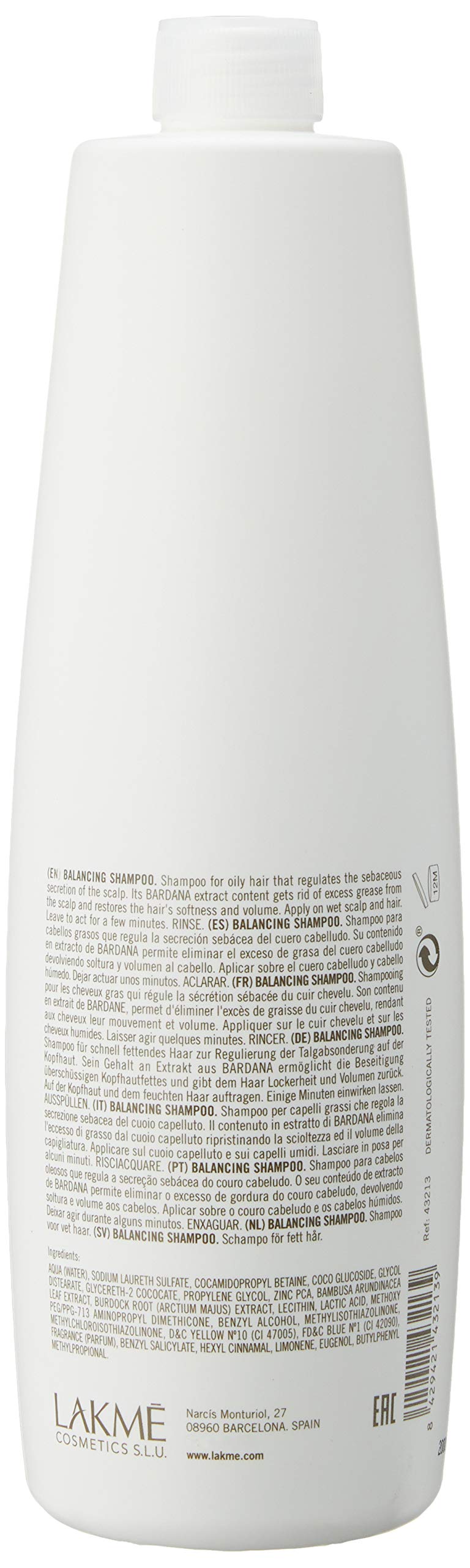 Lakme K.Therapy Purifying Shampoo 1000ml