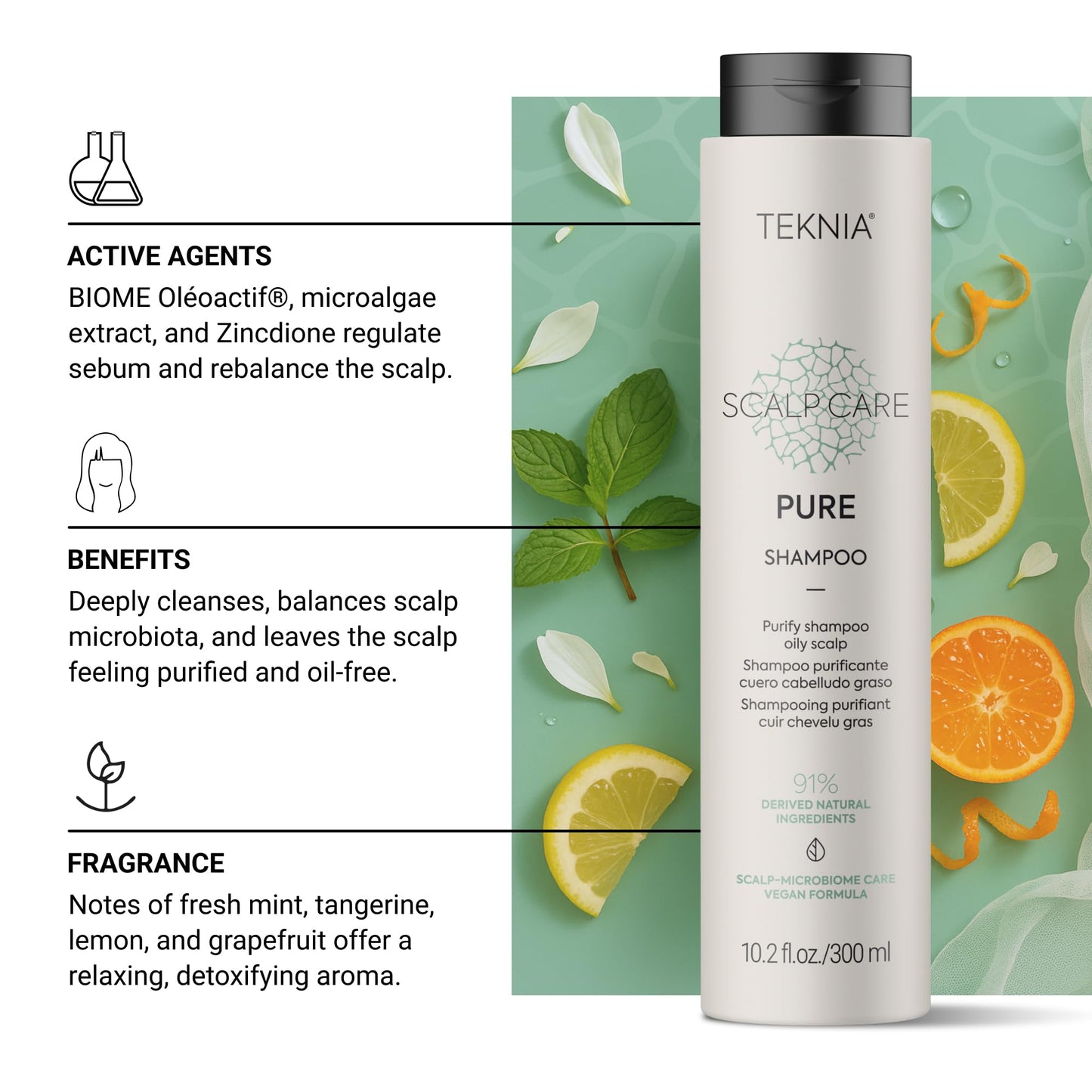 Lakme Teknia Scalp Care Pure Shampoo 300ml