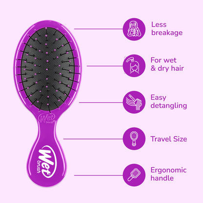 Wet Brush Mini Detangler Purple