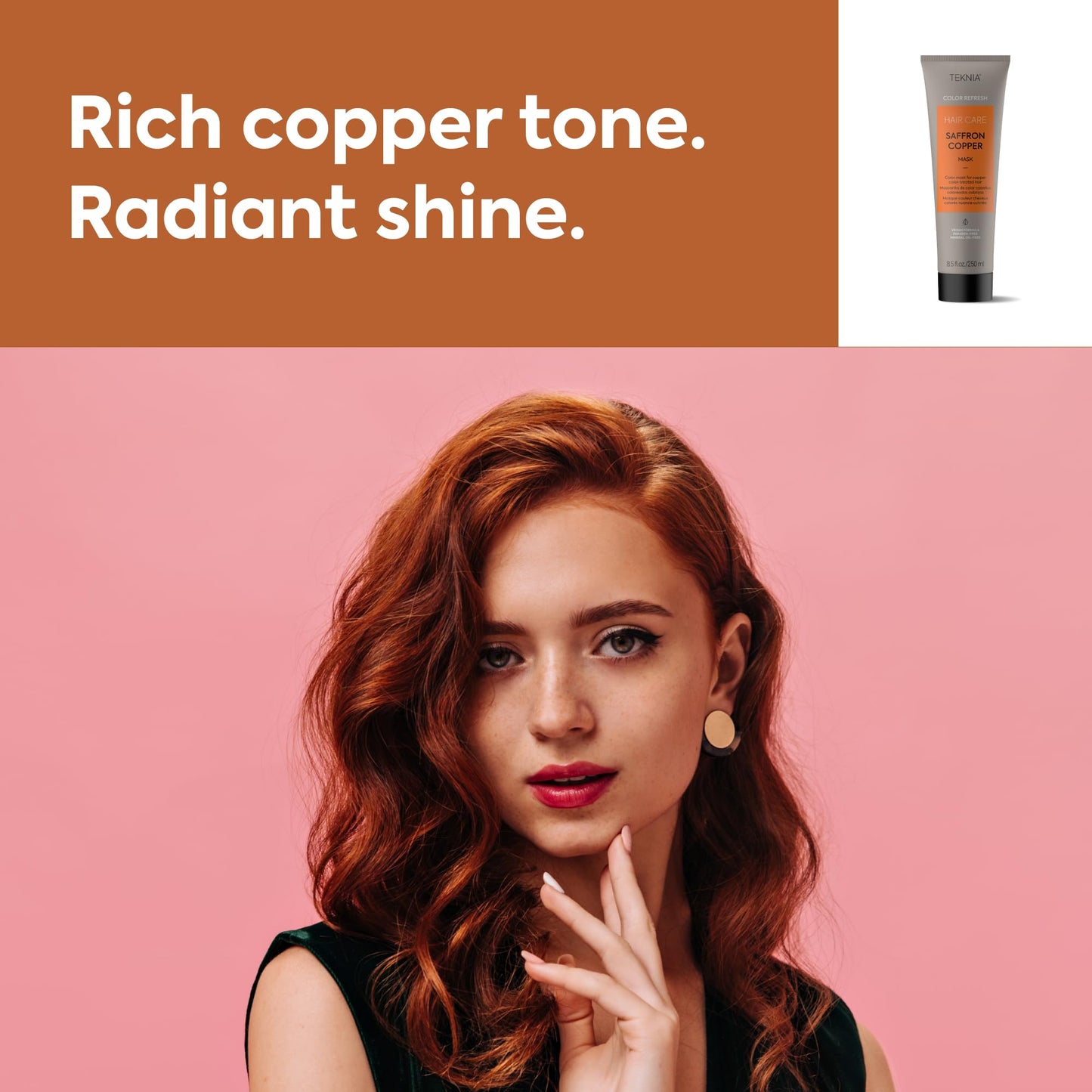 Lakme Teknia Refresh Saffron Copper Mask 250ml