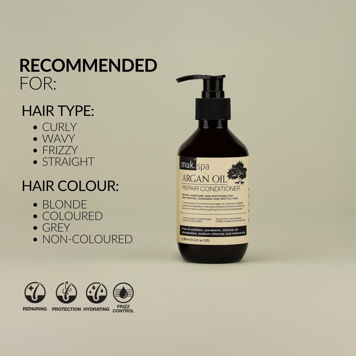 MUK Spa Argan Oil Repair Conditioner 300ml