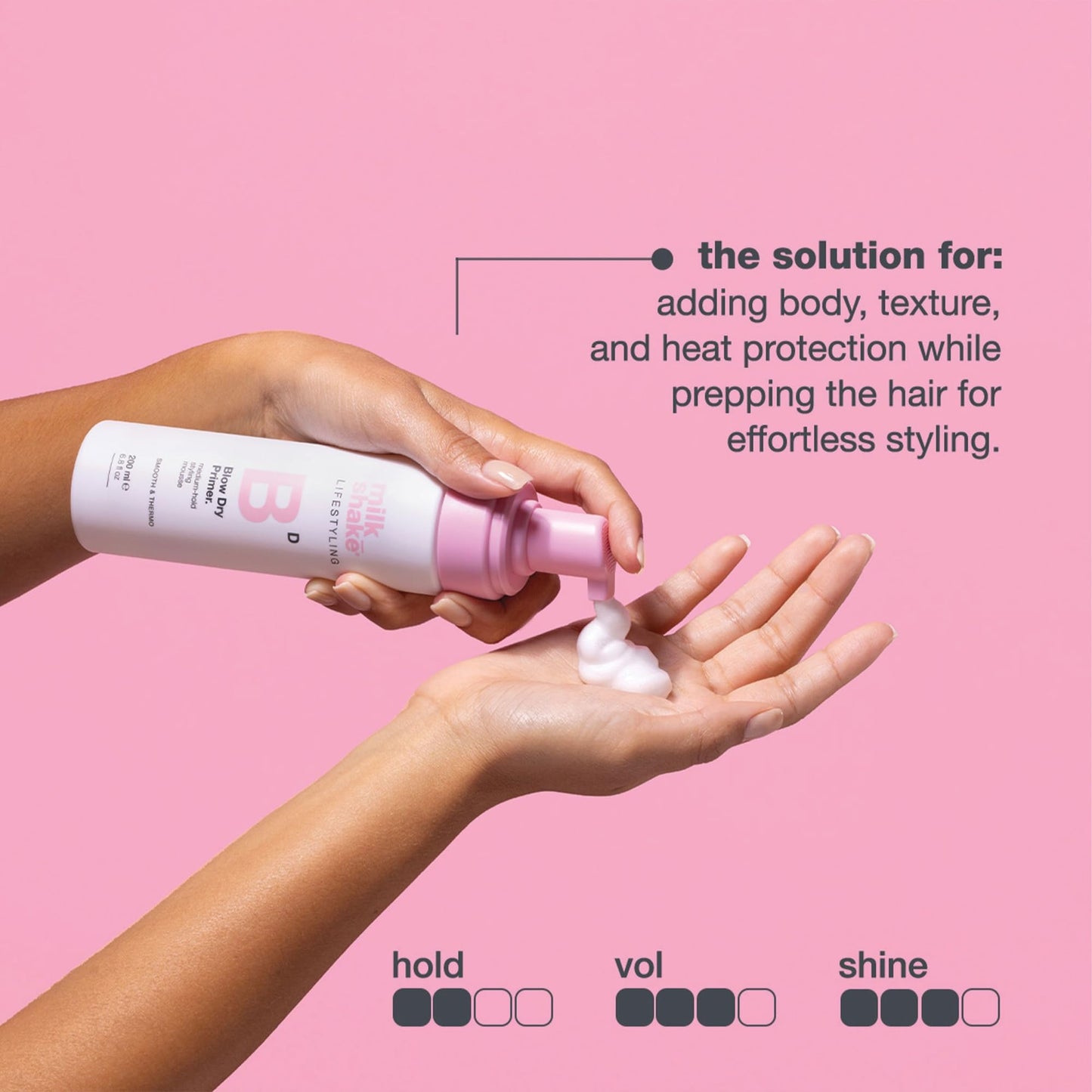 Milk Shake Lifestyling Blow Dry Mousse 200ml