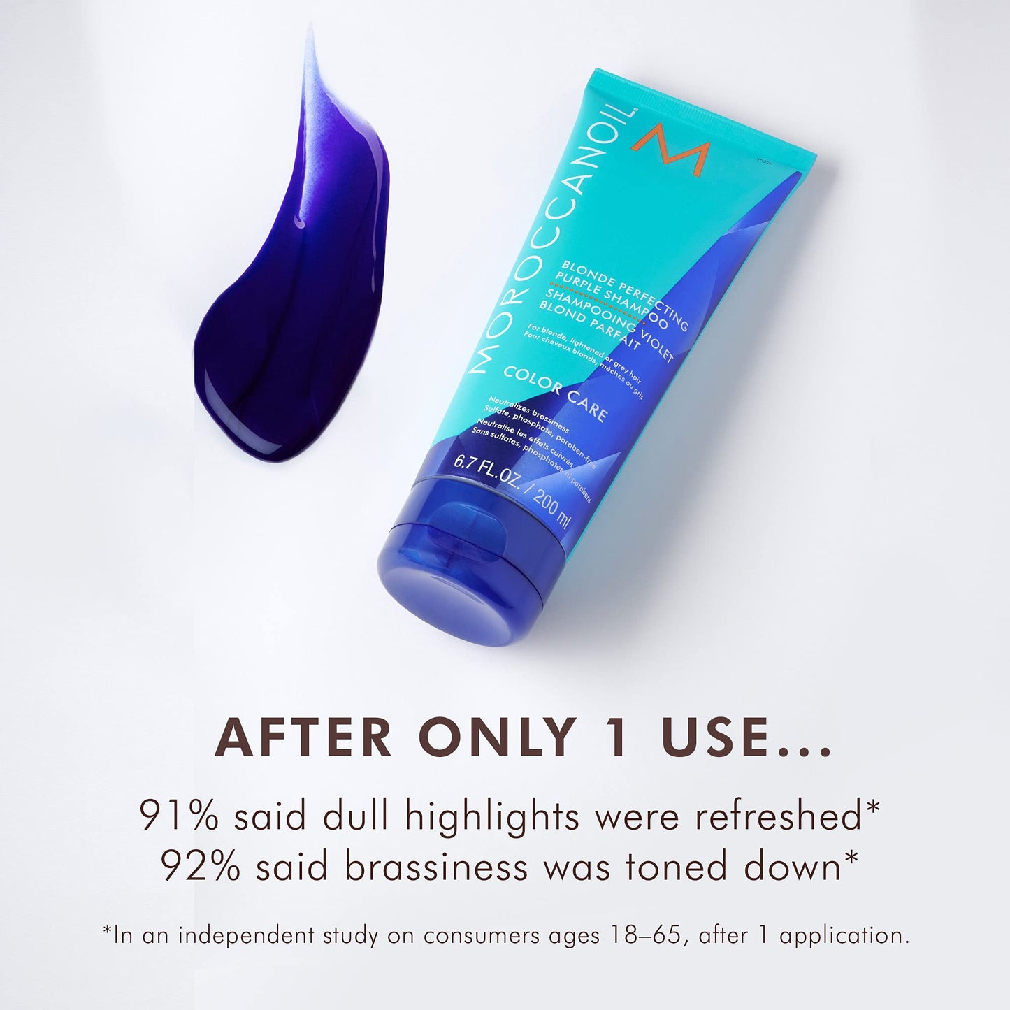 Moroccanoil Blonde Purple Shampoo 70ml