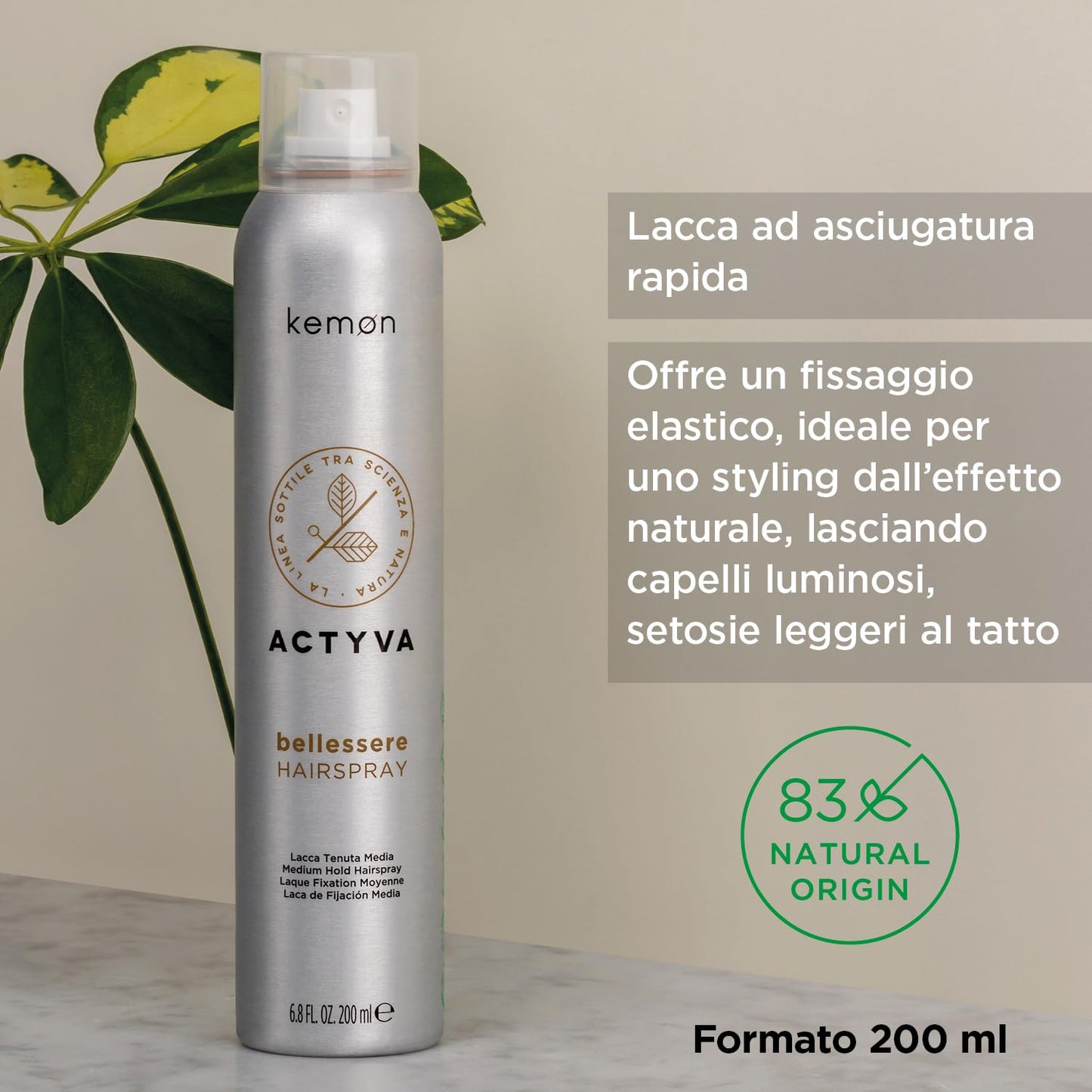 Kemon Actyva Bellessere Hairspray 200ml