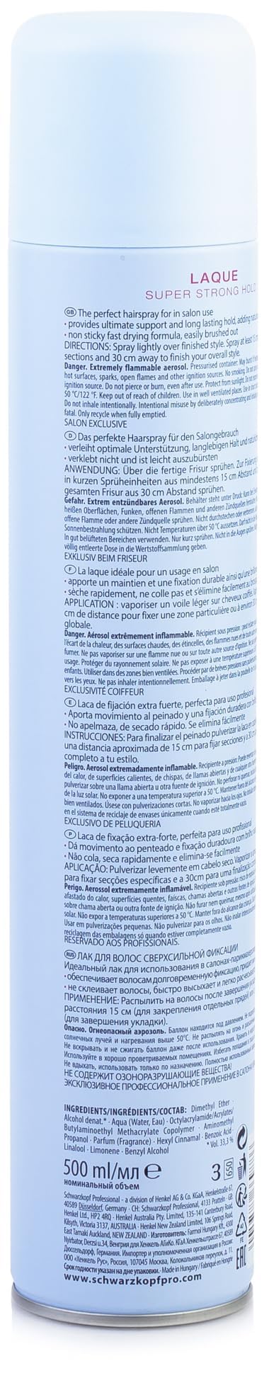 Schwarzkopf Indola Professionnelle Laque 500ml