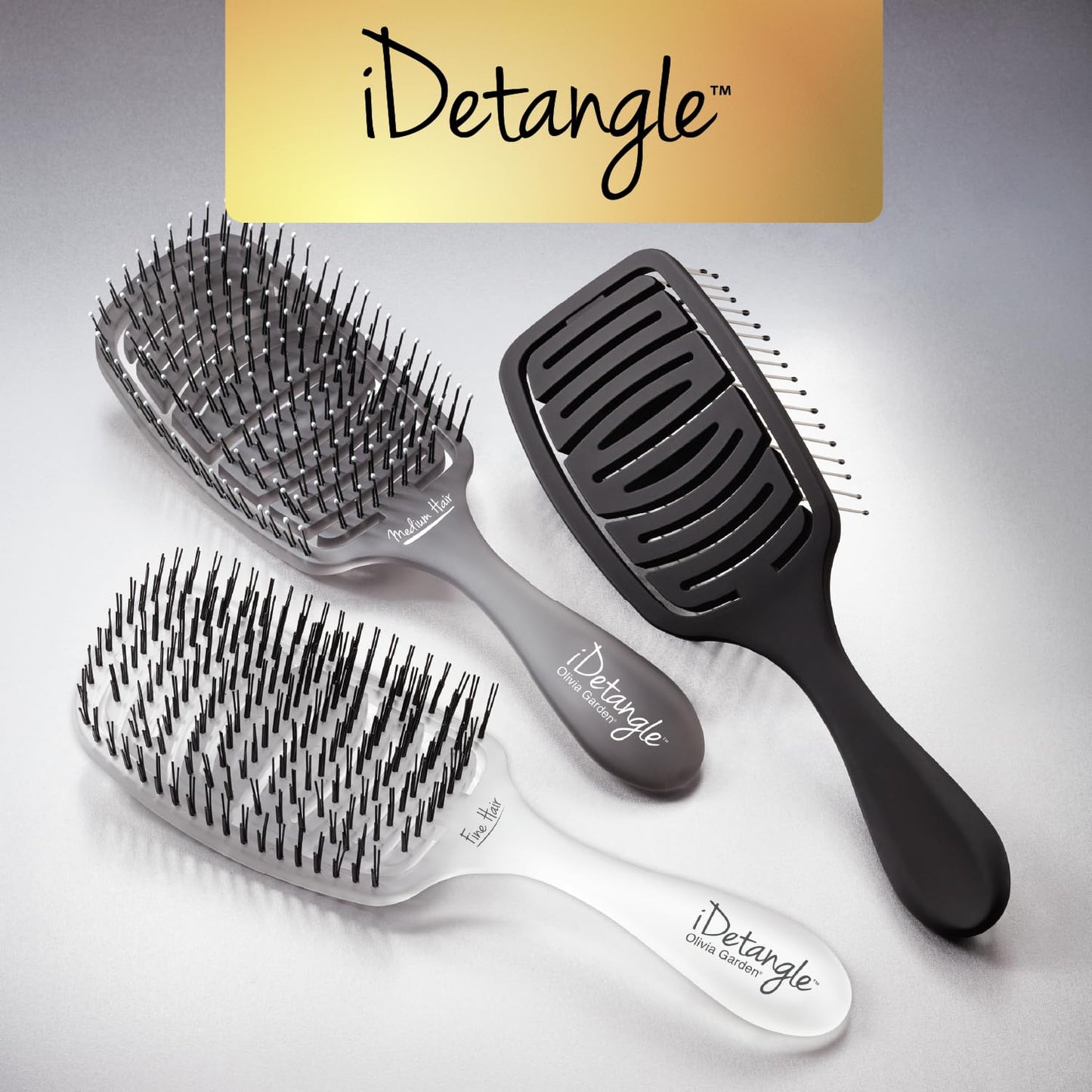 Olivia Garden 53 iDetangleForThickHair Black IDTH