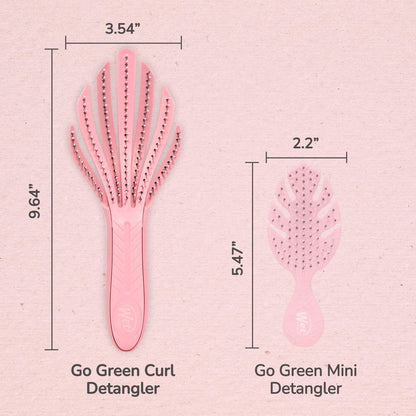 Wet Brush Go Green Curl Detangler Pink