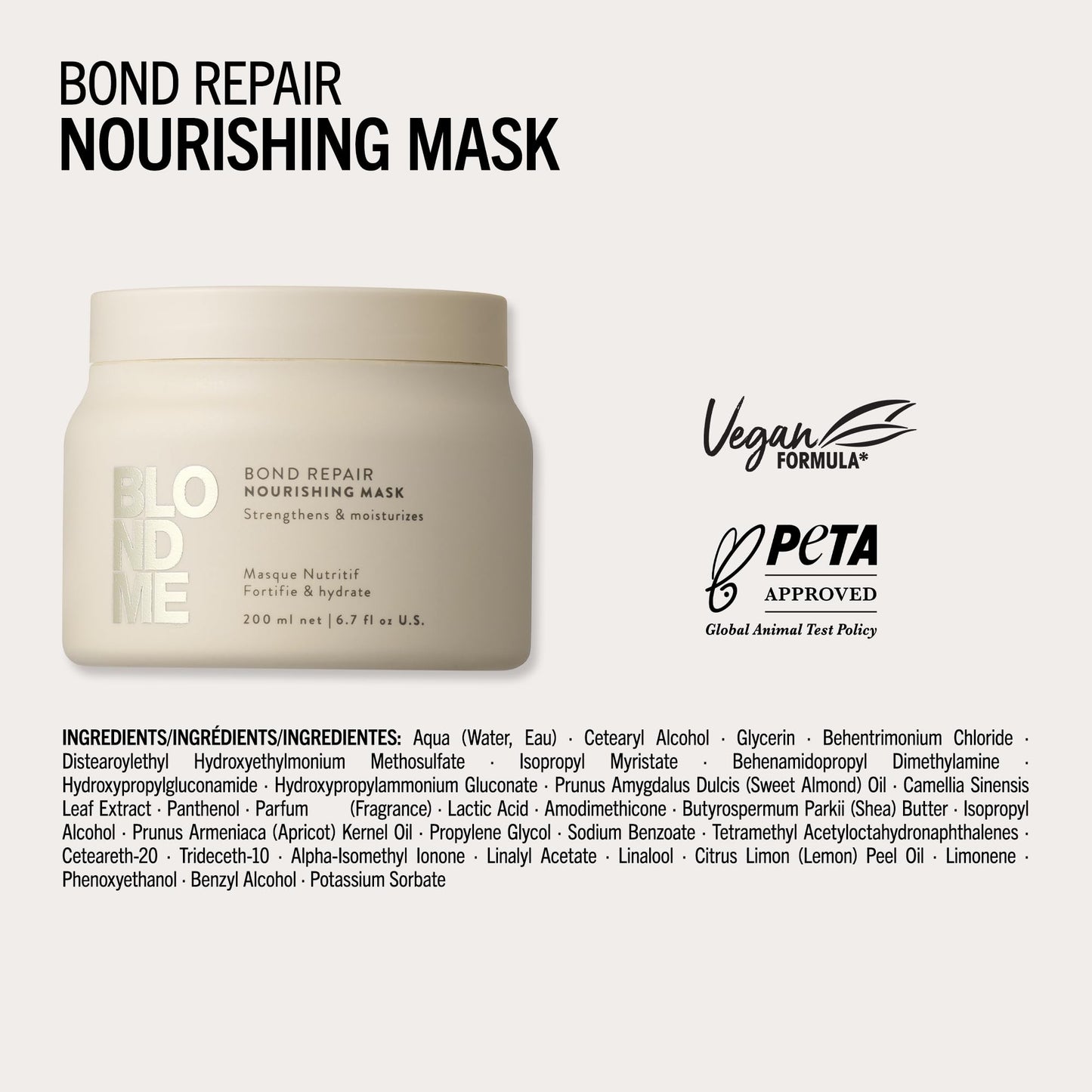 Schwarzkopf Blondme Nourishing Mask 200ml