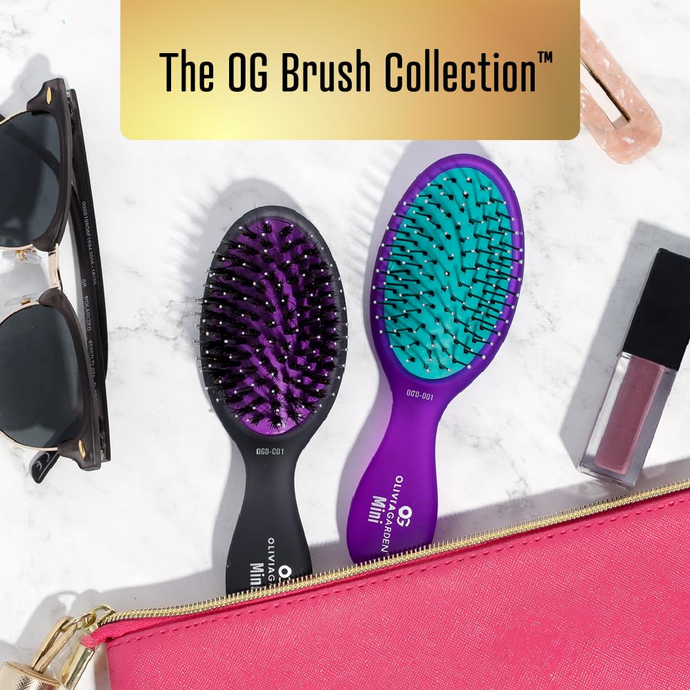 Olivia Garden 135 Mini Detangler Purple OGM-D01