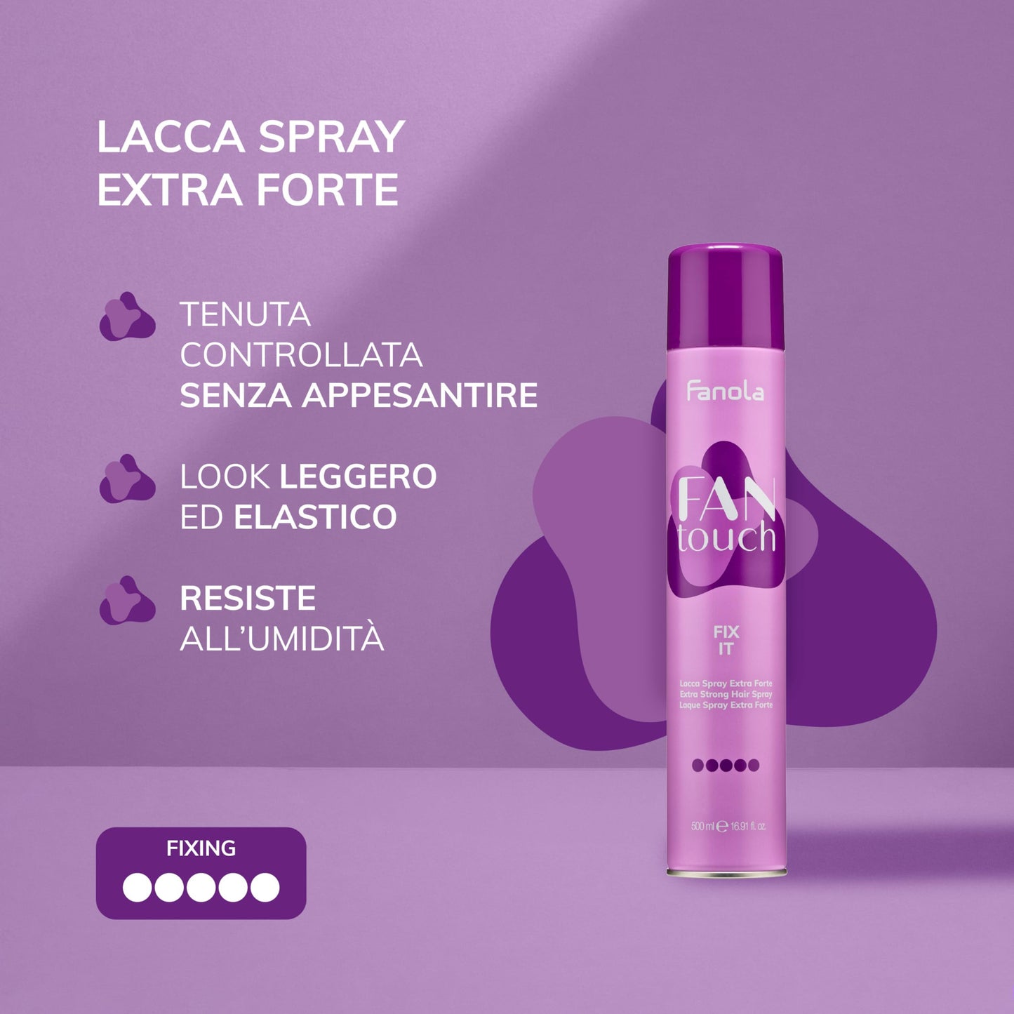 Fanola FanTouch Extra Strong Hair Spray 500ml