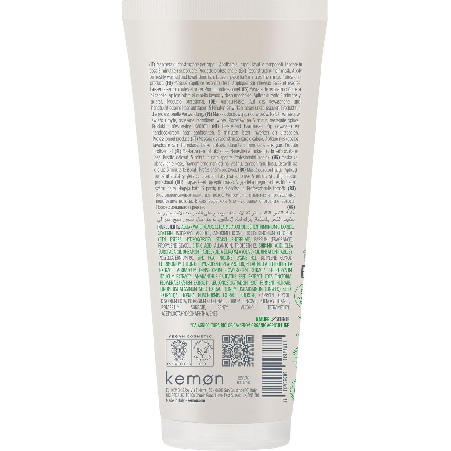 Kemon Actyva Nuova Fibra Mask 200ml