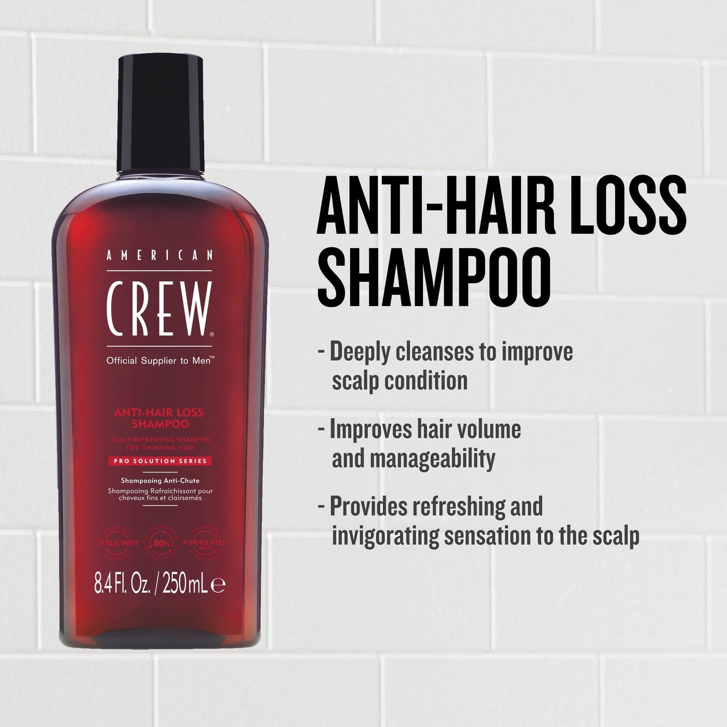 American Crew Anti-Hair Loss Shampoo 250ml