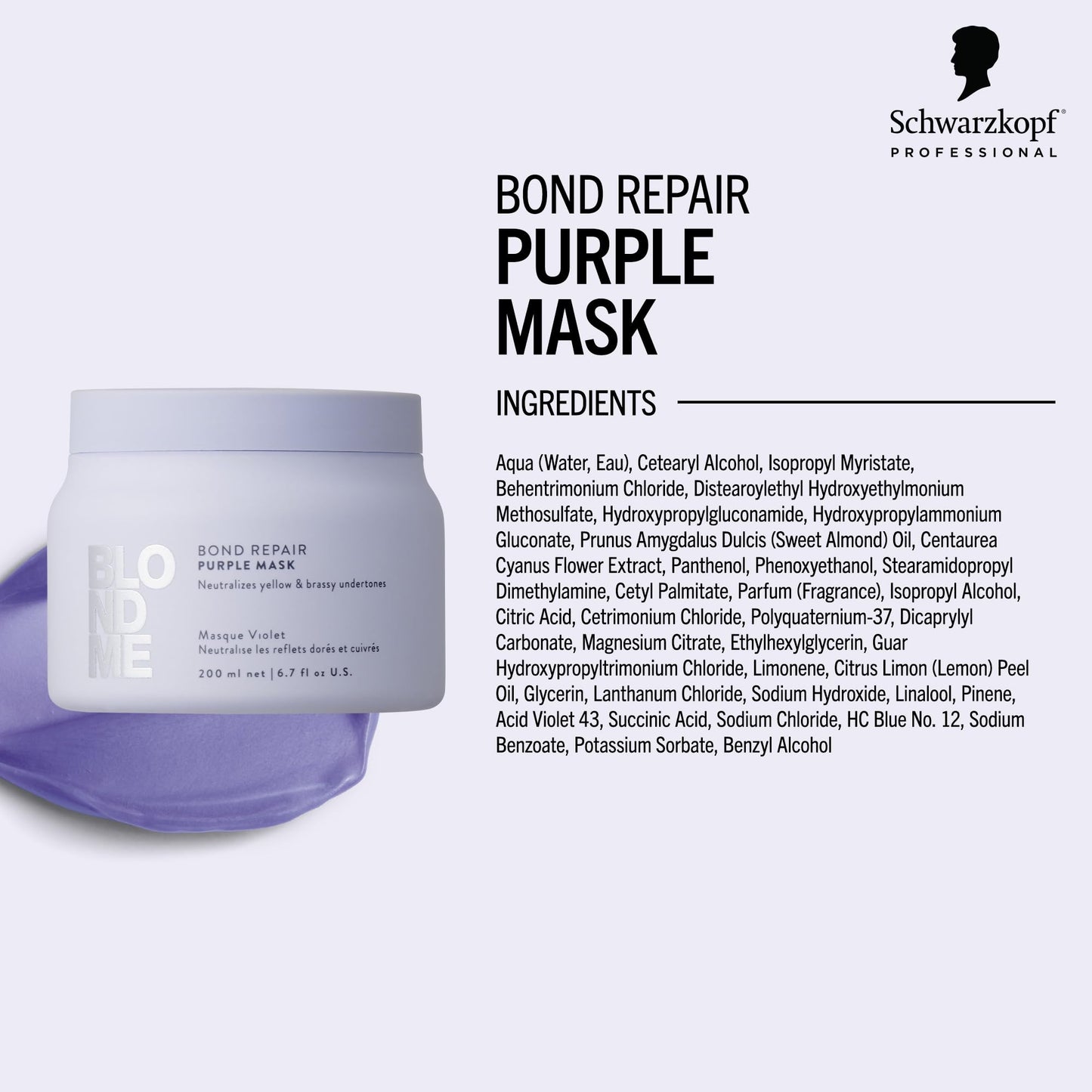 Schwarzkopf Blondme Purple Mask 500ml