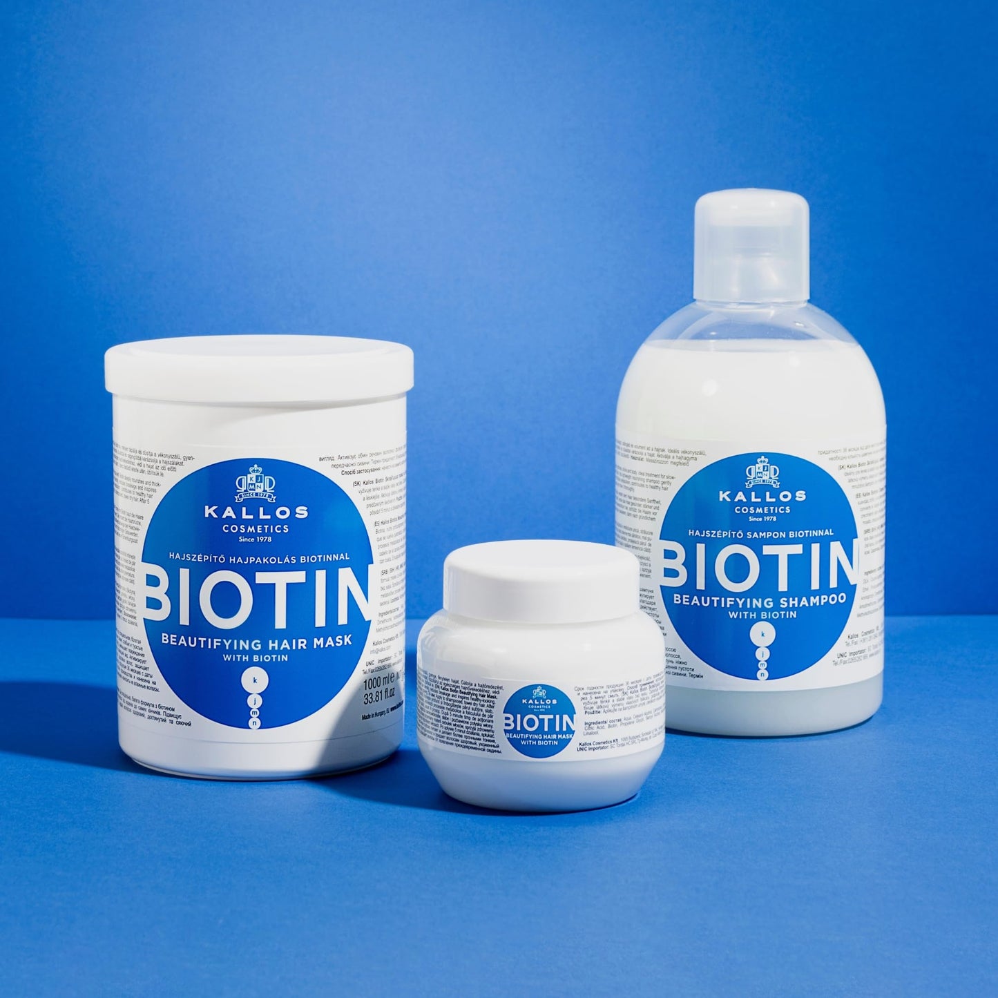 Kallos Biotin Beautifying Shampoo 1000ml