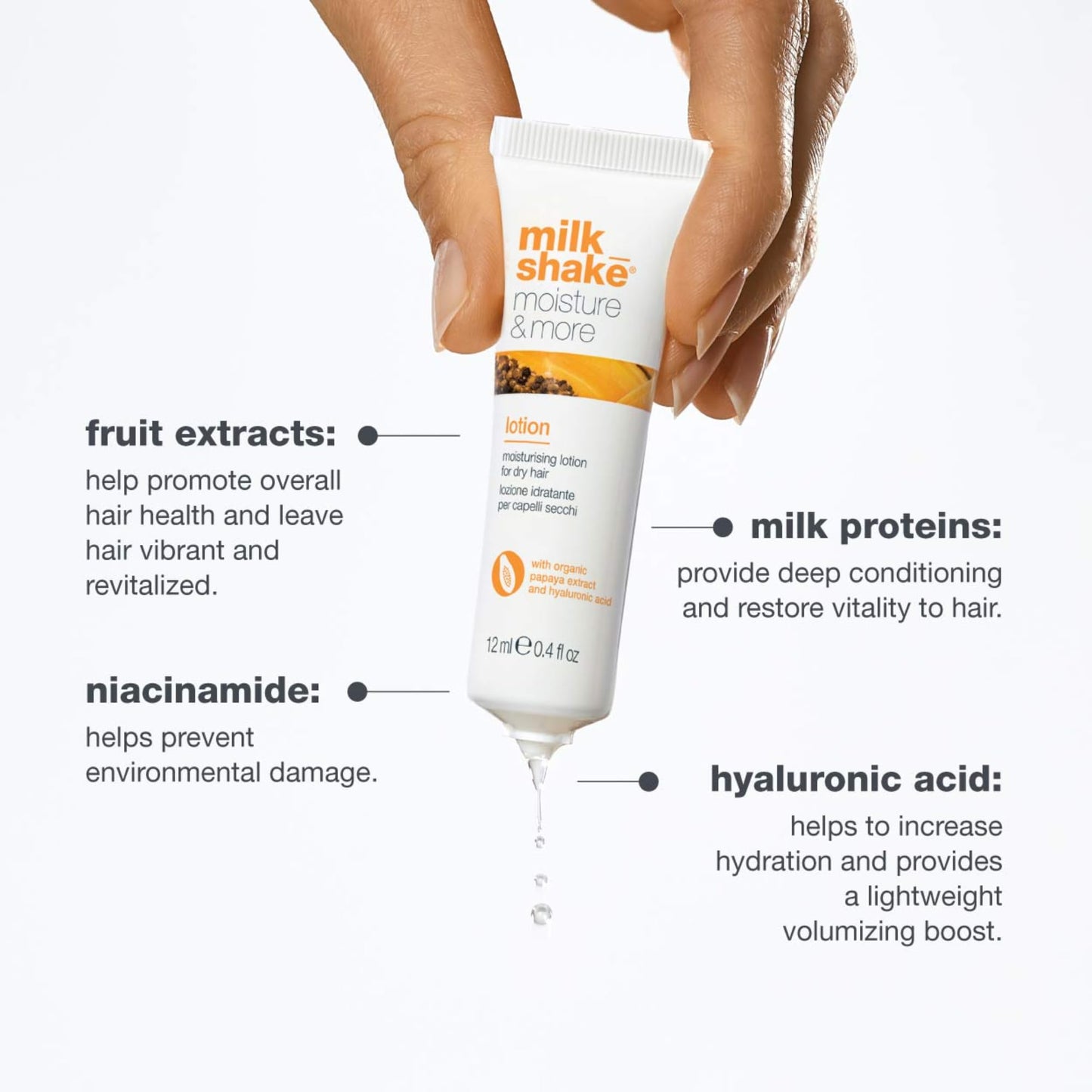 Milk Shake Moisture& More Lotion 6x12ml