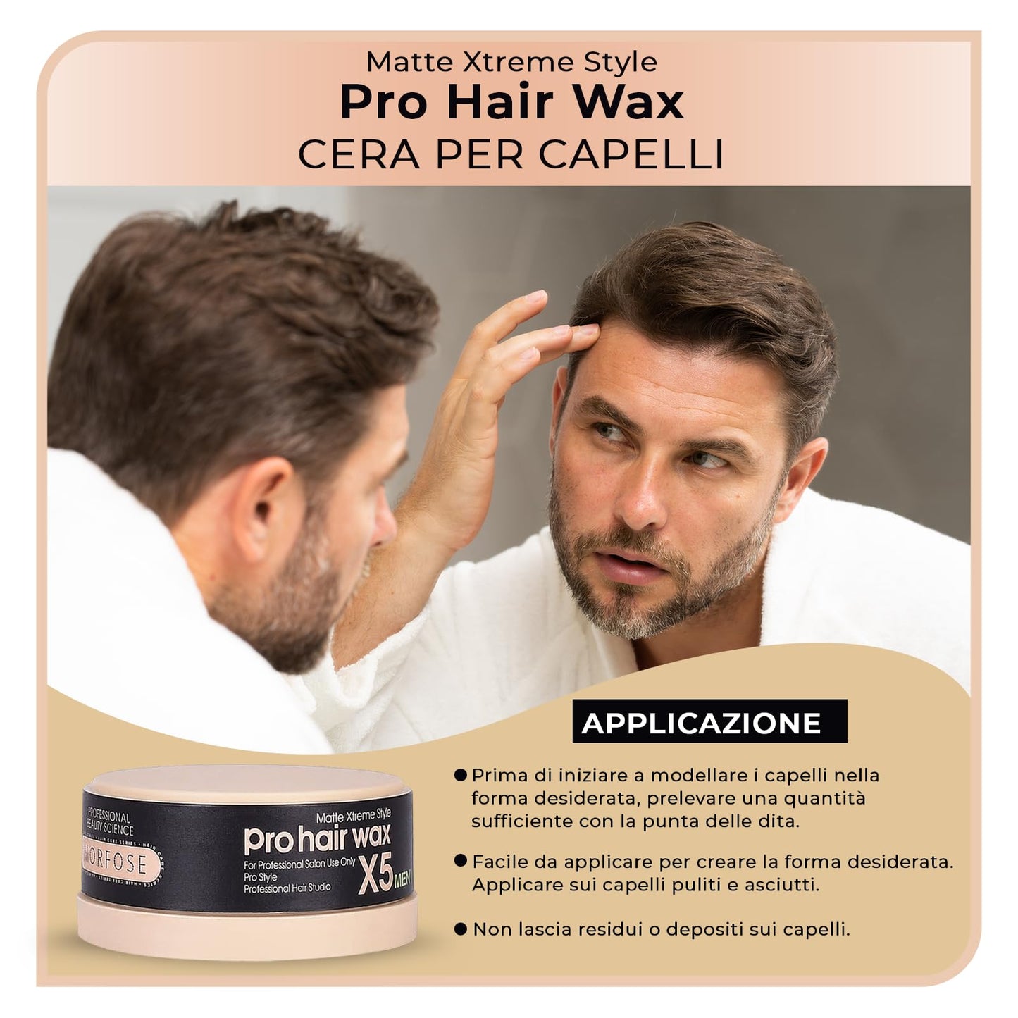 Morfose Pro Hair Matte Wax 150ml