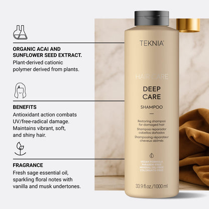 Lakme Teknia Deep Care Shampoo 1000ml